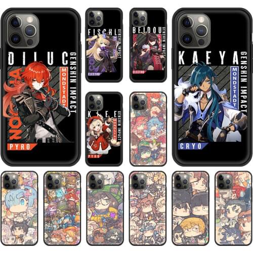 Case for iPhone 11 12 Pro Max Phone Cover for Apple iPhone 7 8 Plus SE2020 X XR XS Max Luxury Shell Anime N-Naruto Cool akatsuki