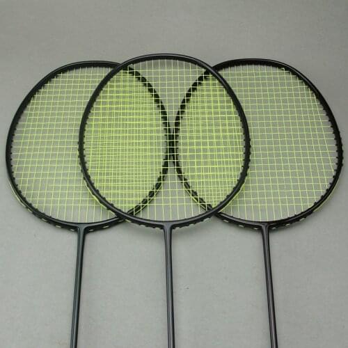 5U 30lbs woven carbon fiber national team badminton racket 3 colors