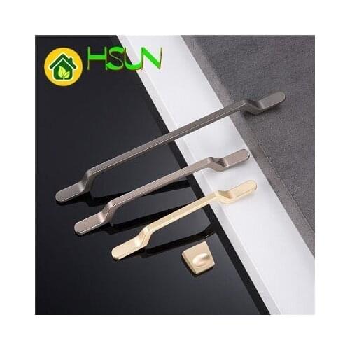 Zinc Alloy Cupboard Handle Solid Thickening Wardrobe Concise Small Handle Drawer Shoe Handle Knob Pull Gold Silver Grey Color