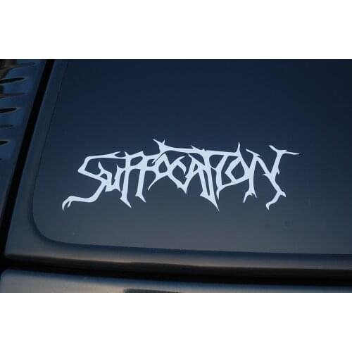 For Suffocation Vinyl Sticker Decal (V260) Death Metal Sepultura Choose Size&Color!! Car Styling