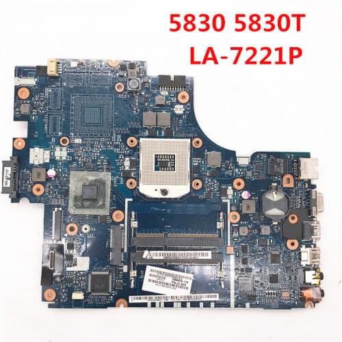For Aspire 5830 5830TG Laptop motherboard P5LJ0 LA-7221P HM65 DDR3 GT540M 100% full Tested