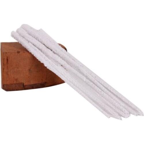 100 Pieces White Cleaners 16cm Smoking Pipe Cleaners Tobacco Pipe Cleaning Tools Smoking Tobacco Consumable Accessory