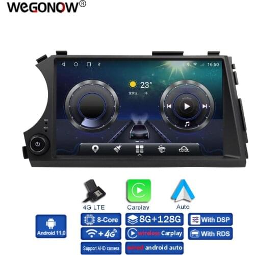 Carplay DSP IPS Android 10.0 6GB+128GB LTE Car DVD Player GPS WIFI Bluetooth 5.0 RDS Radio For ssangyong Kyron Actyon 2005-2013
