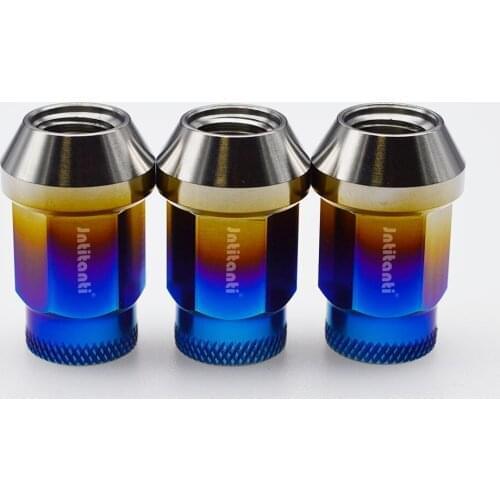 Titanium alloy auto parts wheel nut