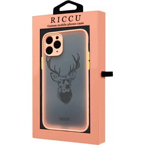 Deer hollow deer head Phone Case Colorful Bumper Shockproof Trasparent For iPhone 8 7 Plus 12 Mini 11 Pro Max XR X XS pink Cover