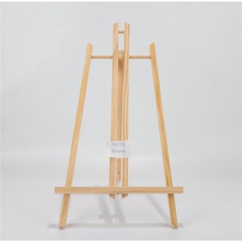 Wooden Easel, Foldable A Frame Wood Easel Adjustable Table Easel Frame Tripod Studio Artist Floor Easel - Adjustable Tray Height
