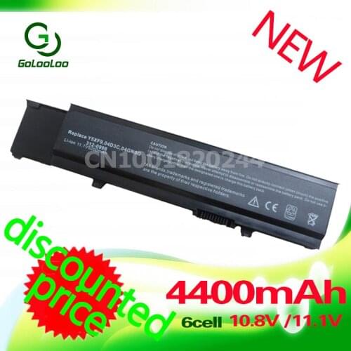Golooloo 4400MaH 6 Cells Laptop Battery for dell Vostro 3400 3500 3700 0TXWRR 0TY3P4 312-0997 4JK6R 7FJ92