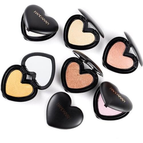 Beauty Makeup Shimmer Highlighter Pressed Powder Highlight Palette Brighten Skin Iluminador Contouring Face Cosmetics