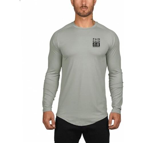 Autumn Thin Mens Summer Long-sleeved Shirt Compassionate Quick-drying Clothes Sports & Leisure Fitness Tops