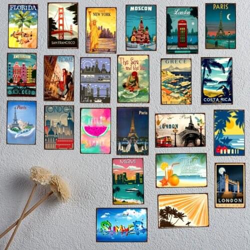 Beer Vintage Metal Tin Sign Shapppy Chic Poster Wall Decor Art Plaque Home Bar Cafe Pub Tavern Retro Decorative Iron Painting