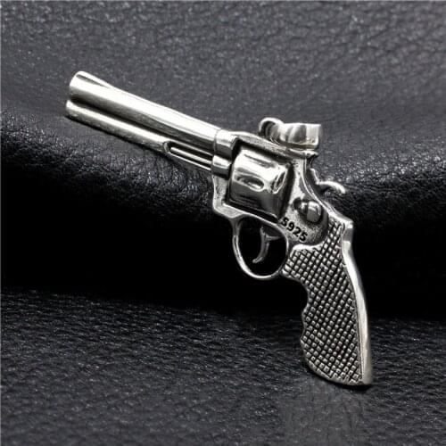 925 Sterling Silver Gun Charms Vintage Thai silver Gun Shape Charms Bracelet Necklace Jewelry Making Pendants Diy Accessories