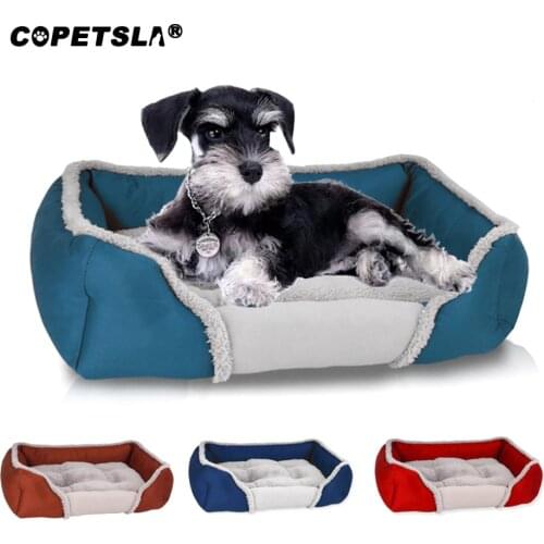 Copetsla Luxury Pet Kennel House Warm Large Dog Bed Cat Cushion Mat Four Seasons Universal Pet Beda Puppy Teddy Animals Sofa