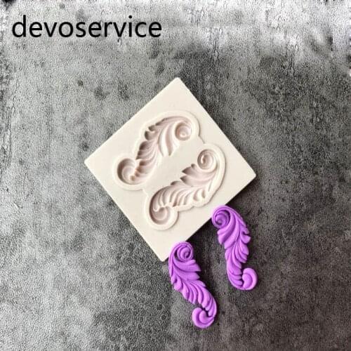 Birthday Cake Border Silicone Fondant Molds Cake Decorating Tools Candy Chocolate Gumpaste Baking Mold DIY Kitchen Accessorie