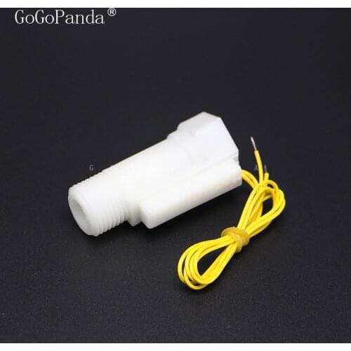 ZFS-03P 1/2" 110V 220V Luquid Water Flow Sensor Switch Plastic Thread Ports Plastic Shell