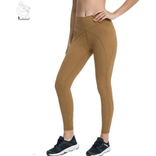 Yushuhua Women Yoga Leggings Buttery Soft Woman Workout Leggins Pant High Waist Sports Fitness Cropped Pants