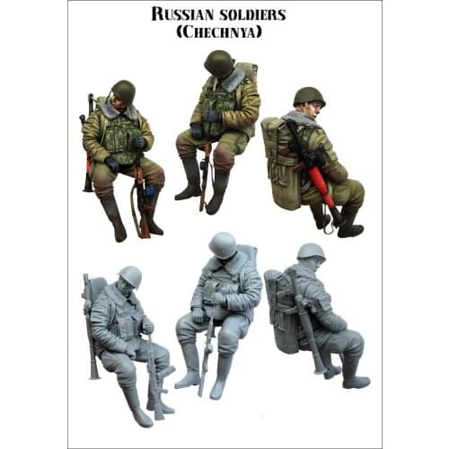 1/35 Resin Figures Model Kit-C26 RUSSIAN .SOLDIERS Unassembled unpainted