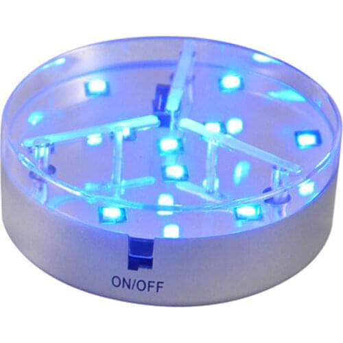 1 Piece/lot LED Light Stand For Lighting Up Vases,Crystal Glass Color Changing LED Base Light For Wedding Party Decorations