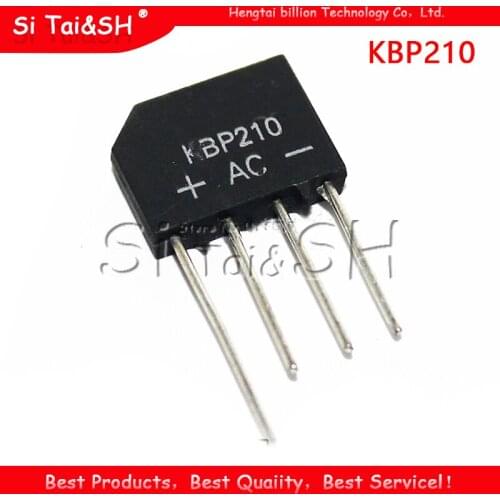 10PCS 2A 1000V diode bridge rectifier KBP210