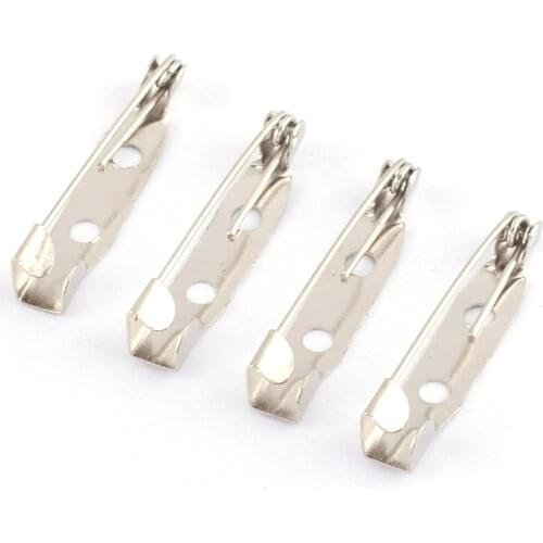 50pcs 25mm Silver pins Safety Pins Little Safety Pins Kilt Pins Broochs letter Bar Pins Apparel Accessories DIY Sewing