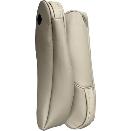 For Honda CRV 2010-2011 Microfiber Leather Driver / Passenger Side Seat Armrest Handle Decor Cover Protection Trim F19A