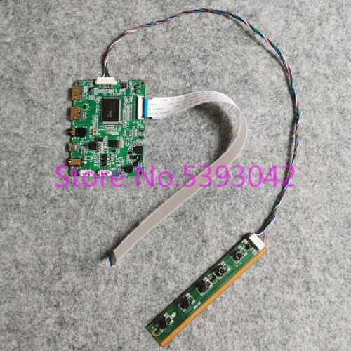 For LP156WF4-SPU1/SPB1/SPJ1/SPF1 30Pin EDP WLED laptop panel 5V micro USB input mini 1920*1080 LCD monitor driver board kit