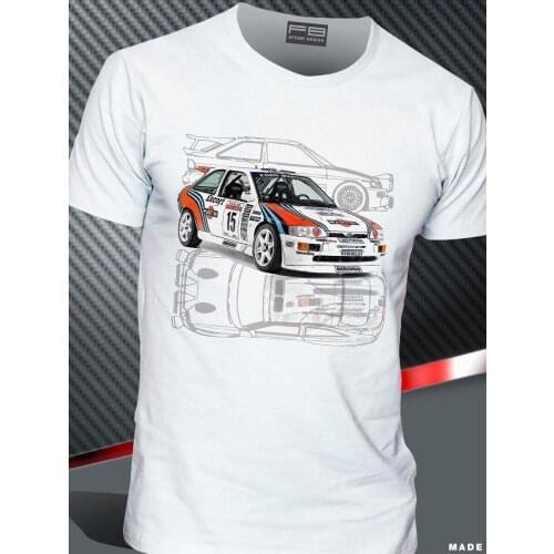 T-Shirt Car Escort Cosworth Martini Racing Rally Gr A History 2019 New Design Summer Short Sleeve Men Hip Hop Cool T Shirt