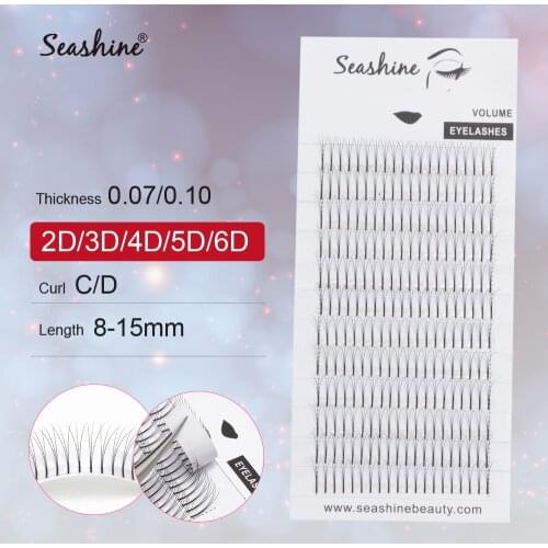 Seashine Premade Fans Volume Lashes Volume Lashes Individual Lashes Extension Eyelashes