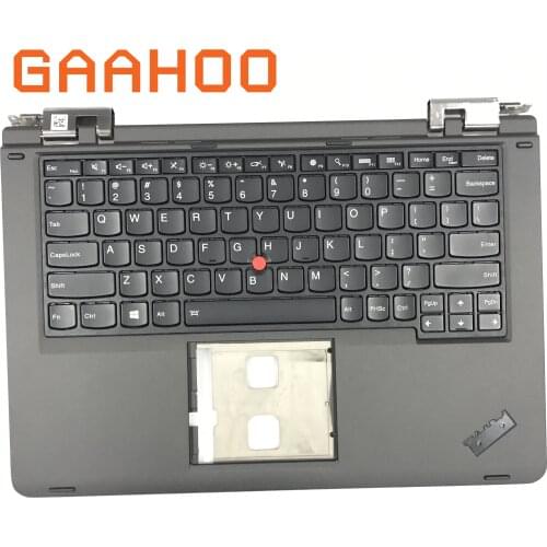 US keyboard for LENOVO thinkpad YOGA 12 S1 Yoga12S 4th/5th Gen 's Palmrest with Backlit US Format Keyboard and hinges black