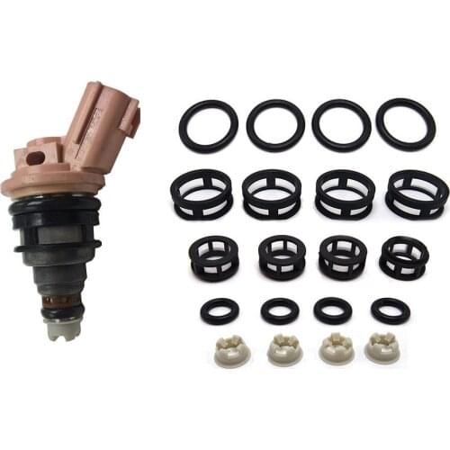Injector Repair Service Kit Filter Oring fit for Nissan 200SX 180SX 240SX KA24DE
