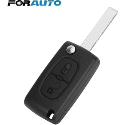Telecontrol Key Shell 2 Button Car Replacement Parts Car Key Key Shell For Peugeot 307 408 308 3008 For Citroen C6 Replacement