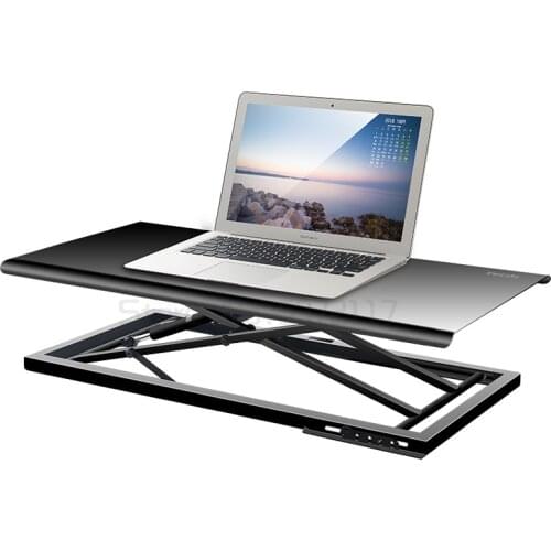 Mobile station vertical computer lifting table office notebook workbench computer support table