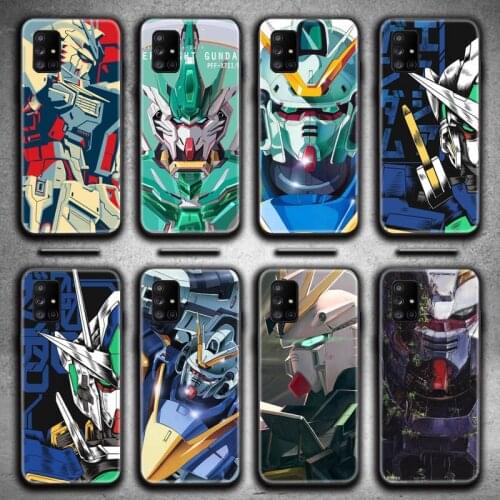 Cartoon Japan Mobile Suit Gundam Phone Case For Samsung Galaxy A21S A01 A11 A31 A81 A10 A20E A30 A40 A50 A70 A80 A71 A51
