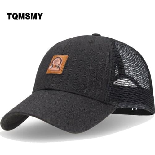 TQMSMY 2018 cotton unisex mens Summer Baseball Cap women snapback Mesh Men casual Hat badge baseball hats for men DH03TM