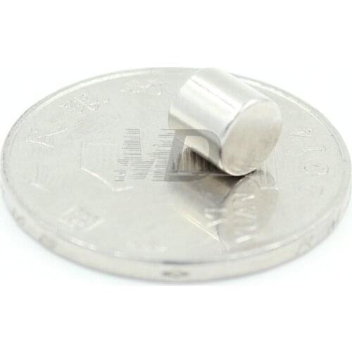 50pcs Neodymium N35 Dia 6mm X 6mm Strong Magnets Tiny Disc NdFeB Rare Earth For Crafts Models Fridge Sticking magnet 6x6mm