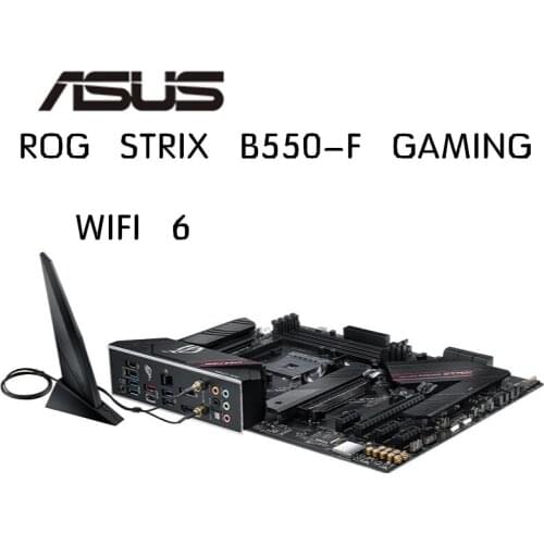 NEW For ASUS ROG STRIX B550-F GAMING WIFI 6 Motherboard Socket AM4 For AMD B550M B550 Original Desktop PCI-E 4.0 m.2 Mainboard