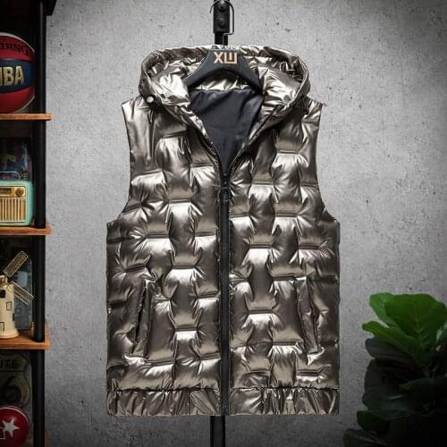 New Arrival Men Vest Autumn Winter Coat Cotton Padded Warm Fashion Handsome Loose Casual Plus Size L XL 2XL 3XL 4XL