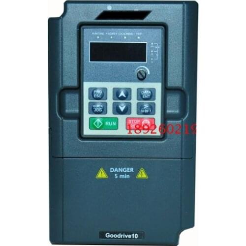 New GD10-2R2G-S2-B Inverter VFD Frequency AC Drive 1 Phase 230V 2.2KW 24A Input