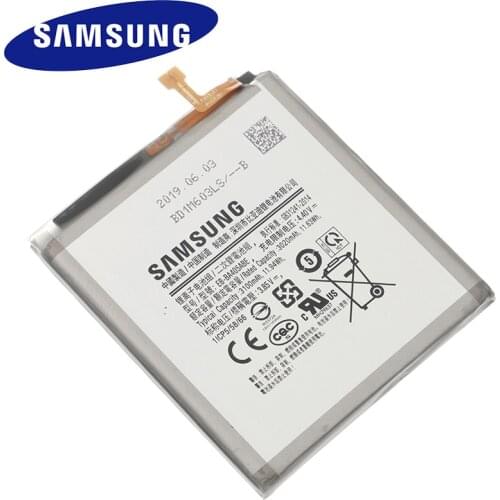Original Replacement Samsung Battery For Samsung GALAXY A40 A405F EB-BA405ABE EB-BA405ABU Genuine Phone Battery 3100mAh