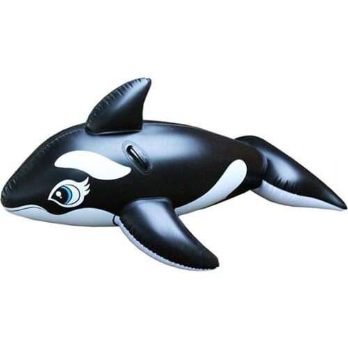 Floating Whale Float Toy Kids Adults Inflatable Water Toys Swimming Pool Simulation Whale PVC Thickened Floating Water Row