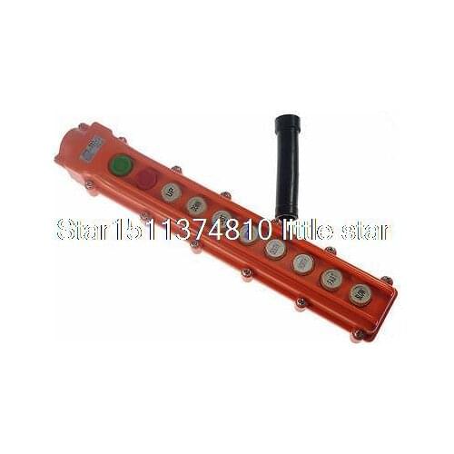 Hoist And Crane Pendant Control Station Push Button Switch 6 Ways COB-64A