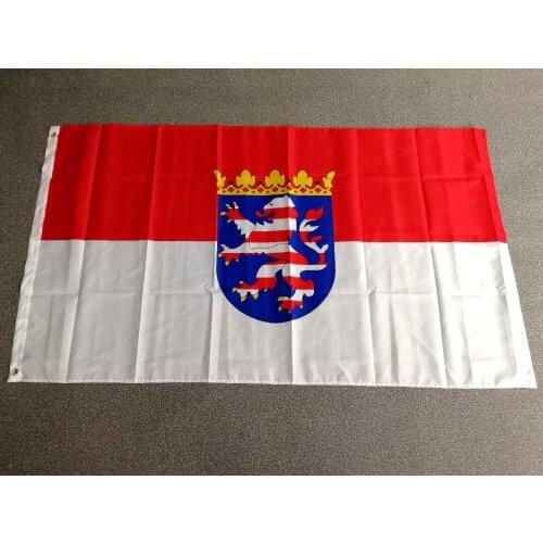 Hanging 90*150cm germany state Hesse flag For Decoration