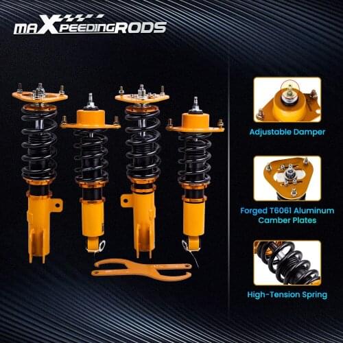 Coil Spring Suspensions Shock Kit For TOYOTA MATRIX Corolla E140 E160 2009-2017 24-Ways Adjustable Coilover Struts