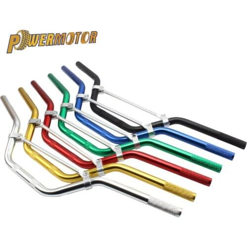 Motorcycle Handlebar 22mm 7/8'' Motorbike Aluminum Alloy Handlebars For 50cc 70cc 110cc 125cc 140cc Dirt Pit Bike ATV Scooter