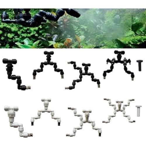 S340 Ecological cylinder Garden Watering Reptile Fogger 360° 1-4 Head Mister Quick Connecting Nozzle 0.3mm with 1/4‘’ End Plug