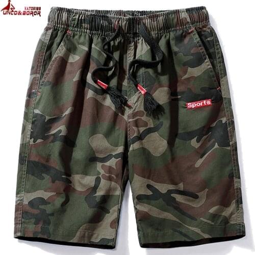 Cargo Shorts Men Cool Camouflage Summer Hot Sale Cotton Casual Men Short Pants Brand Clothing Comfortable Camo Men Cargo Shorts