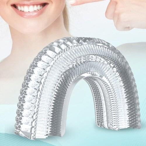 C Type Electric Replacement Toothbrush Head Clean Silicone Brush Teeth Heads