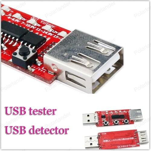 USB tester 5~20V voltmeter ammeter current voltage power meter capacity monitor qc2.0 quick charger Phone Power Bank detector