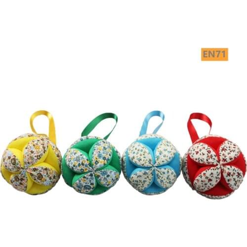 Montessori Cloth Kicking Ball With Hidden Bell Soft Play Equipment for Baby Crawling Learning Toys Nido Early Educational Tools