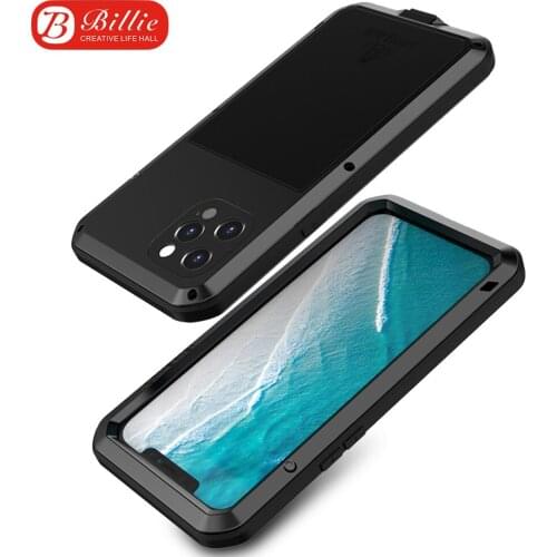Waterproof Phone Case For iPhone 12 Case Shock Dirt Proof Water Resistant Metal Armor Cover For iPhone 12 mini /12ProMax Caso