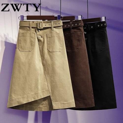 ZWTY High Waist Skirts For Women